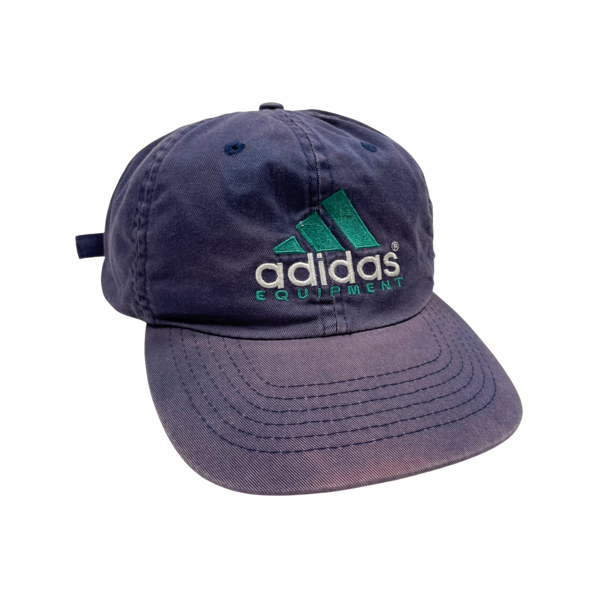 帽子 90s old adidas vintage cap Vintage 90's Adidas Equipment Script Logo Strap Back Hat Tan