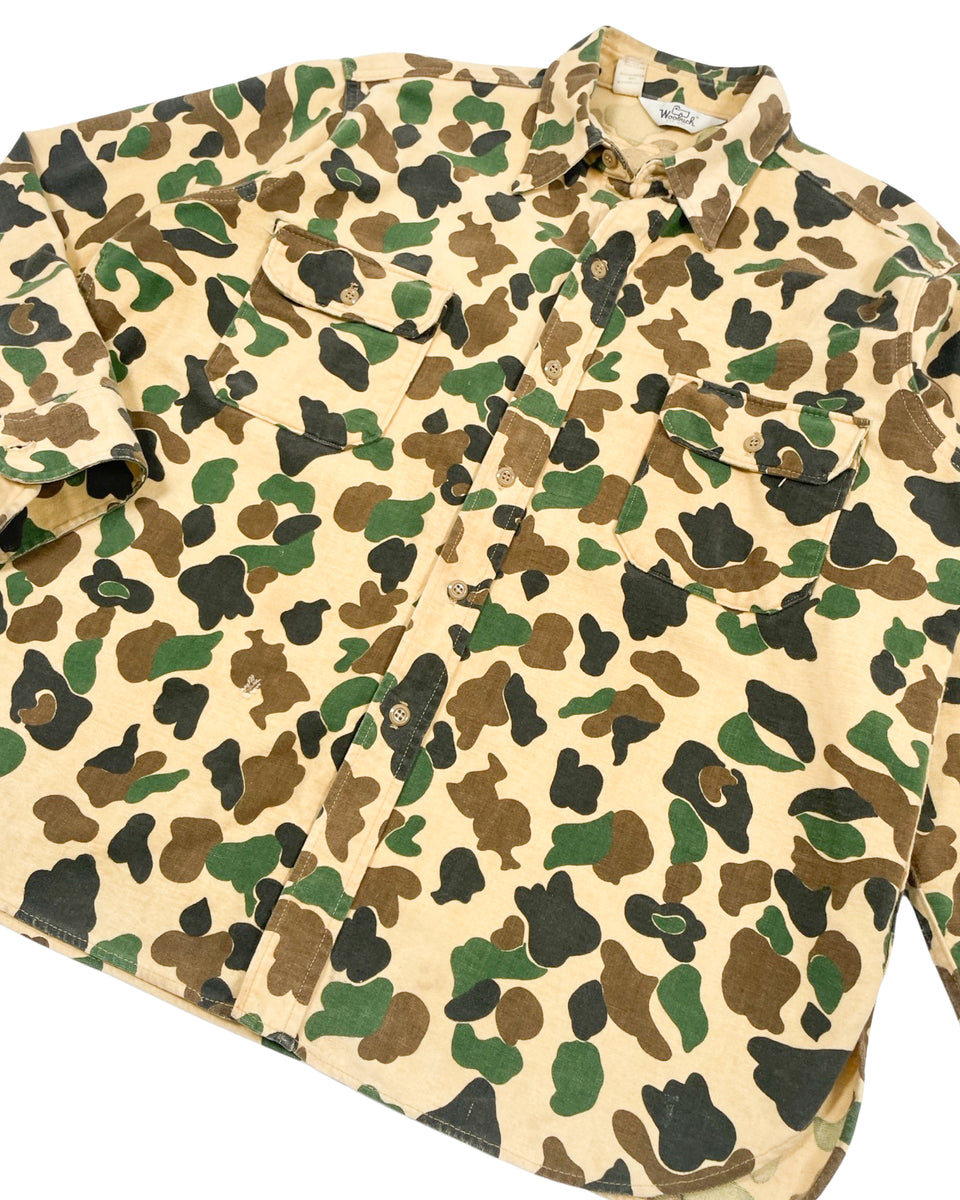 90's Woolrich Camo Chamois Shirt (XL) – Fantasy Explosion