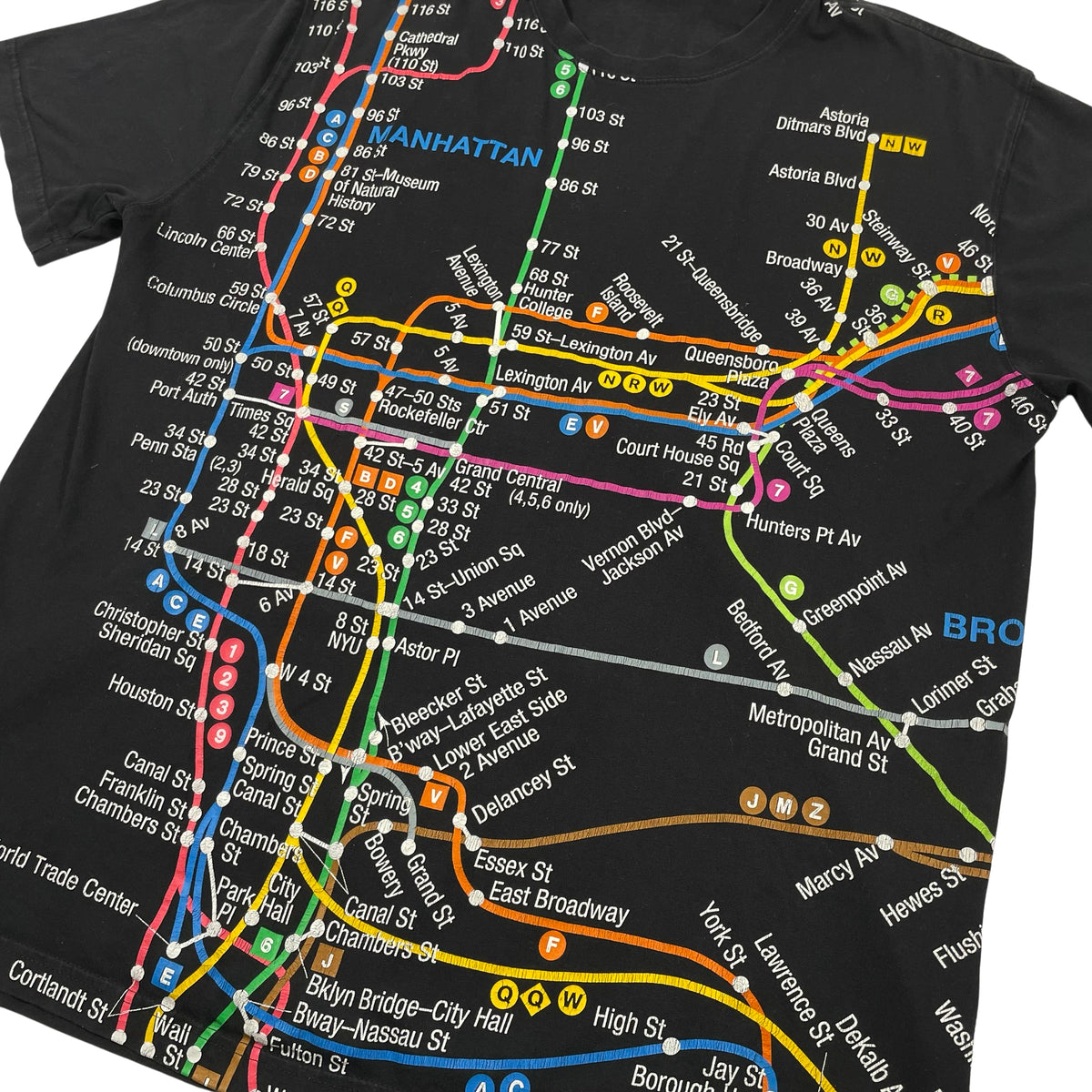 New York Vintage Subway Map Men's Tee – Hank Player