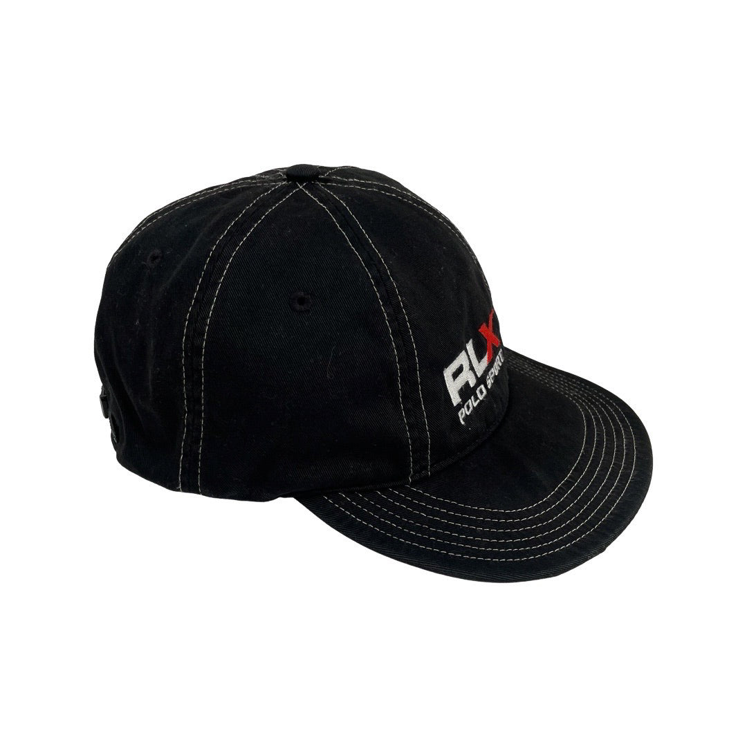 RLX POLO SPORT 黒 キャップ　90s RLX Polo Sport Hat – Fantasy Explosion