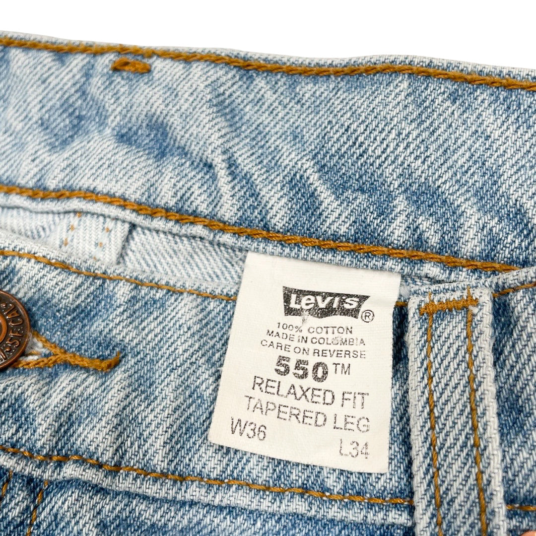 Vintage 90's Levi's 550 Orange Tab Jeans (36x34) – Fantasy Explosion