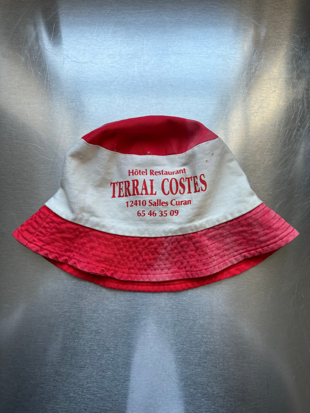 Vtg French Bucket Hat Small)