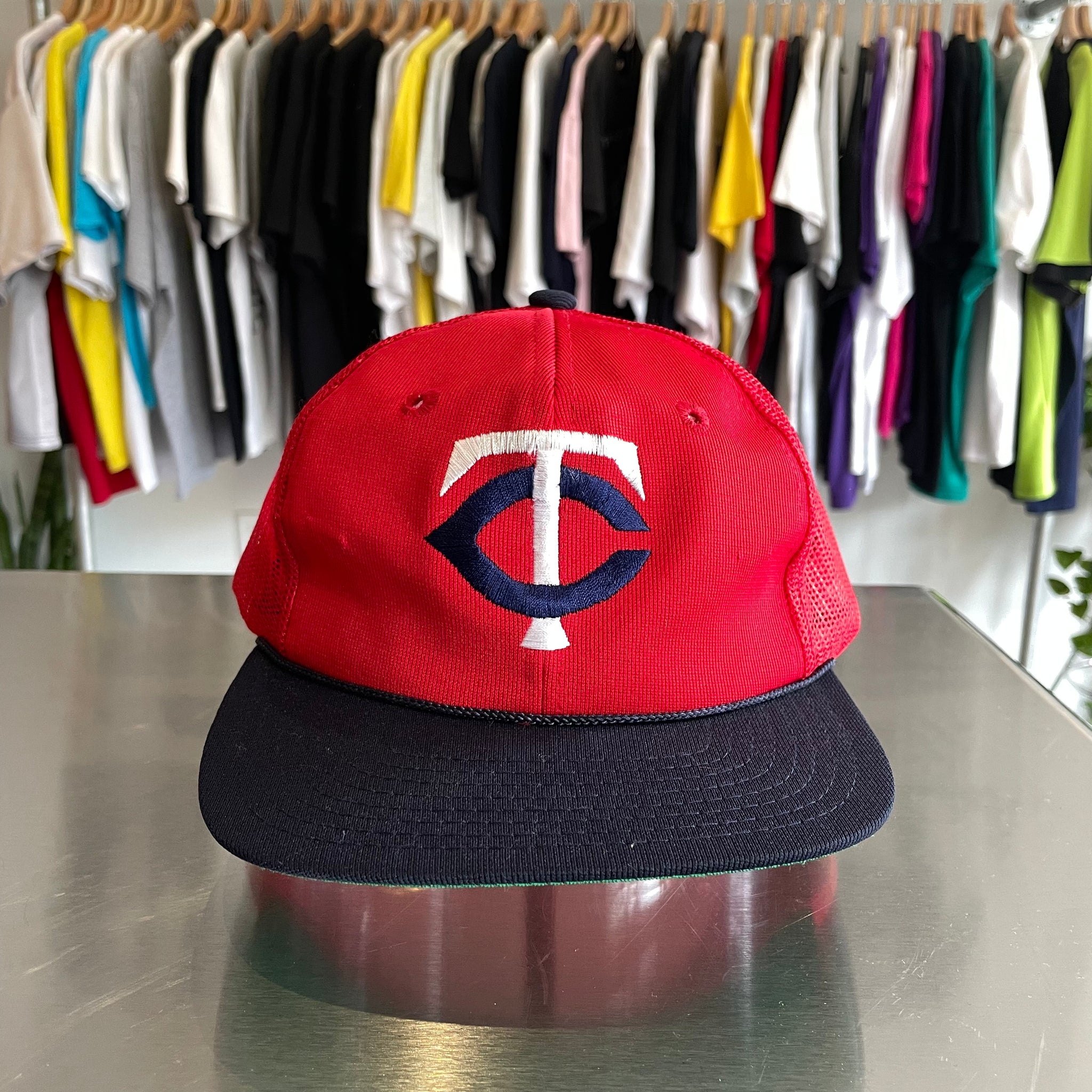 Minnesota Twins Hat Cap Snapback MLB Baseball Vintage 90s New Era