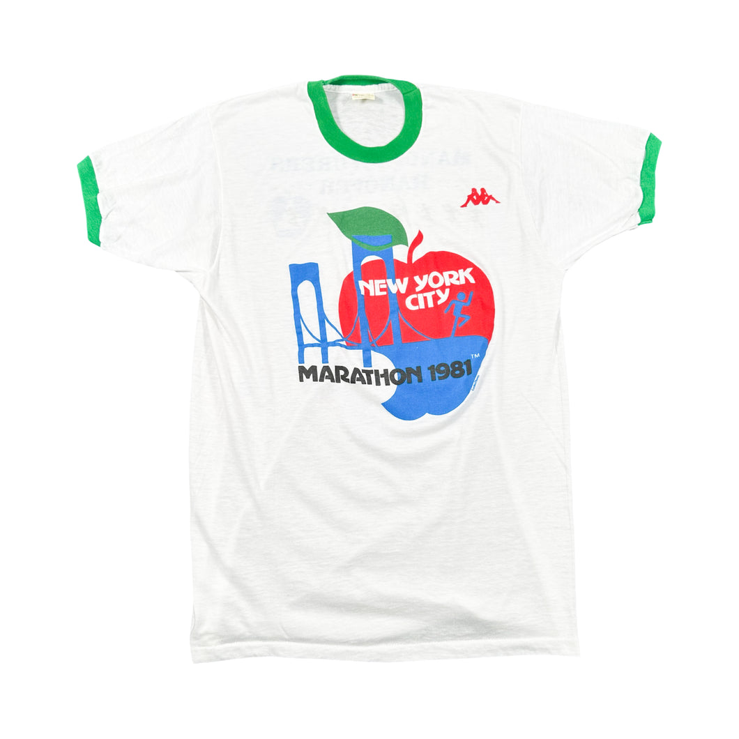 1981 Kappa New York Marathon Ringer Tee (L)