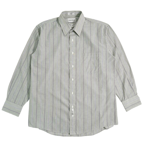 90’s John Weitz Striped Oxford Shirt (L)