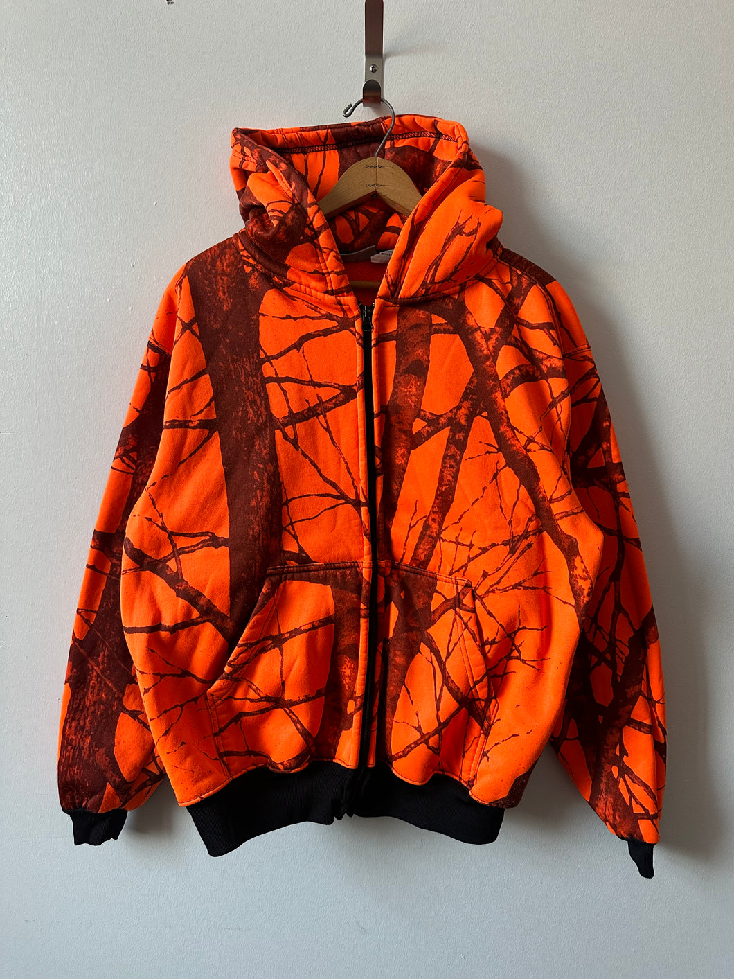 1990’s Camo Zip Hoodie (L)