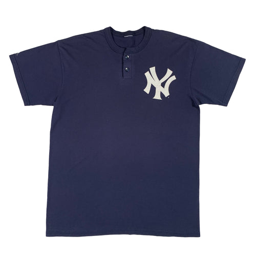 90’s Yankees 3/4 Button Shirt (L)