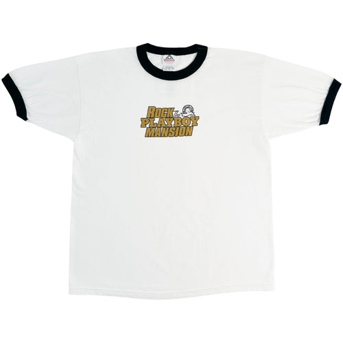 00’s Rolling Rock Playboy Mansion Ringer Tee (XL)