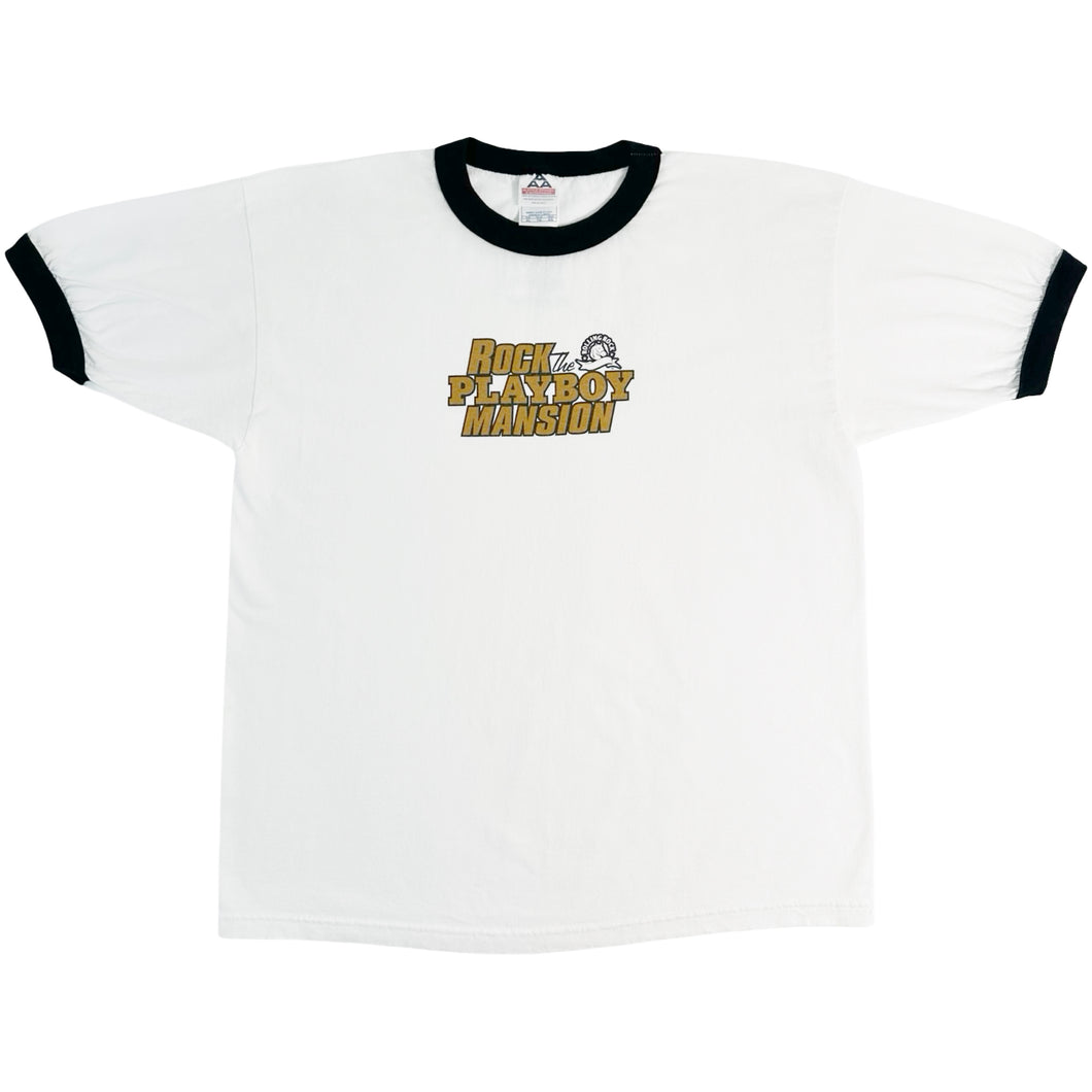 00’s Rolling Rock Playboy Mansion Ringer Tee (XL)