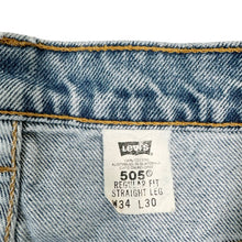 00’s Levi’s 505 Orangetab Jeans (33”x32”)