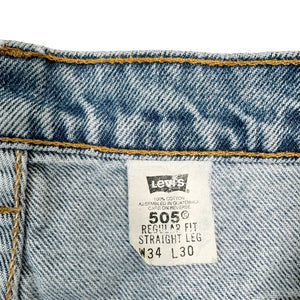 00’s Levi’s 505 Orangetab Jeans (33”x32”)