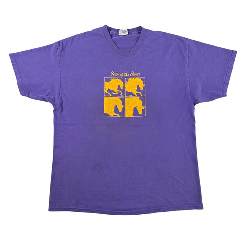 90’s Year of The Horse sequin Ivermectin Tee (XL)