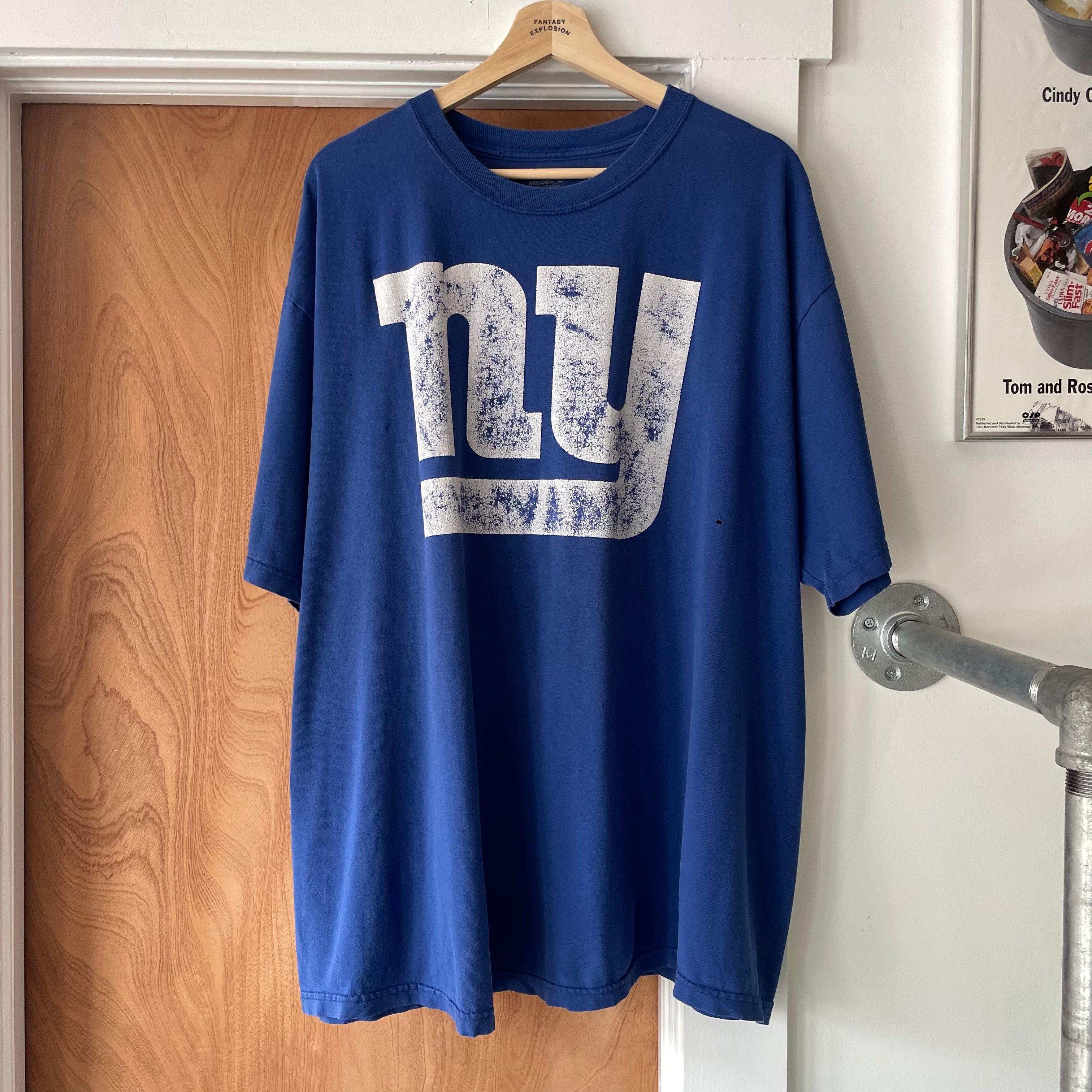 Majestic NFL Vintage Blue New York Giants Tshirt