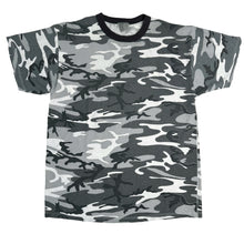90’s Grey Camo Ringer Tee (XL)