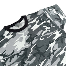 90’s Grey Camo Ringer Tee (XL)