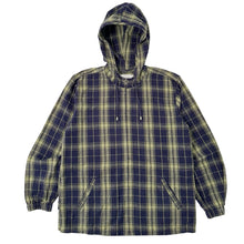 90’s Christopher & Banks Hooded Flannel Zip Jacket (L)