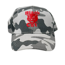 00’s Black Cat Camo Snapback