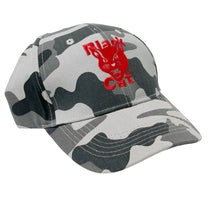 00’s Black Cat Camo Snapback