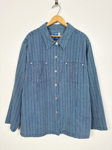 00’s Venezia Jeans Cotton Shirt (XL)