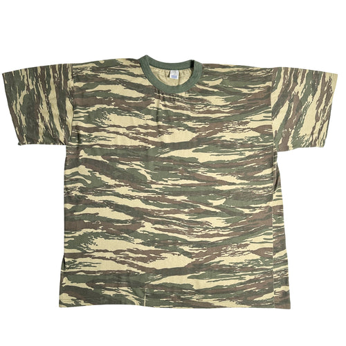 00’s Greek Tiger Striped Camo Tee (M)