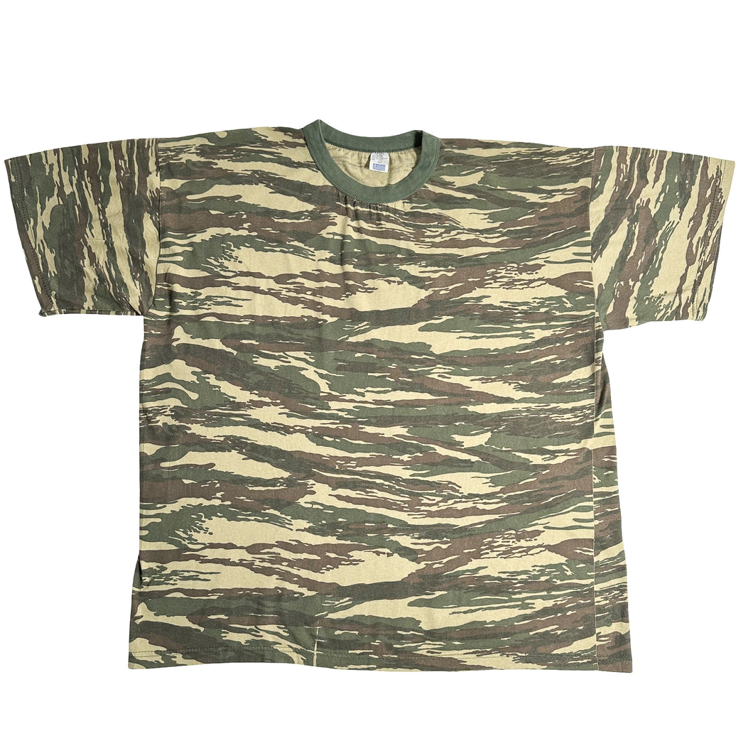 00’s Greek Tiger Striped Camo Tee (M)