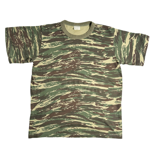 00’s Greek Tiger Striped Camo Tee (L)