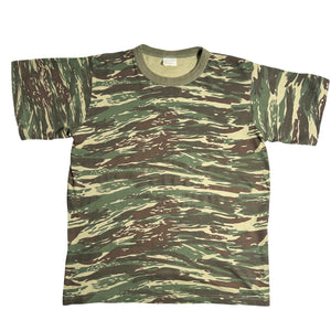 00’s Greek Tiger Striped Camo Tee (L)