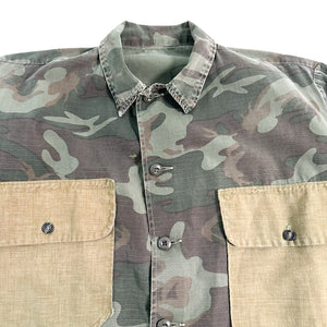 70’s Hunting Camo Jacket w/ Hand Repairs (XL)