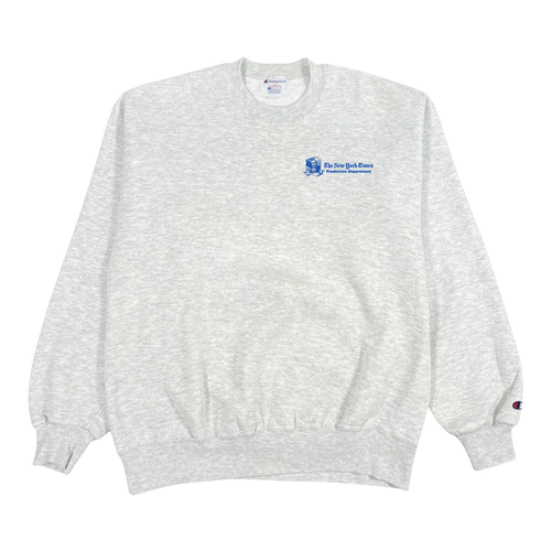 New York Times Champion Crewneck (Sport Grey)
