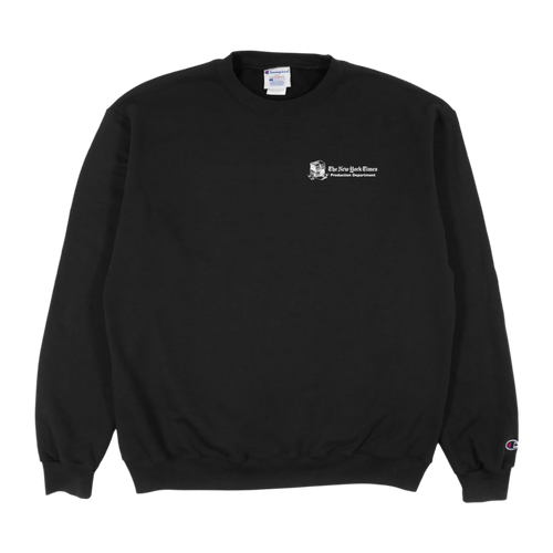 New York Times Champion Crewneck (Black)