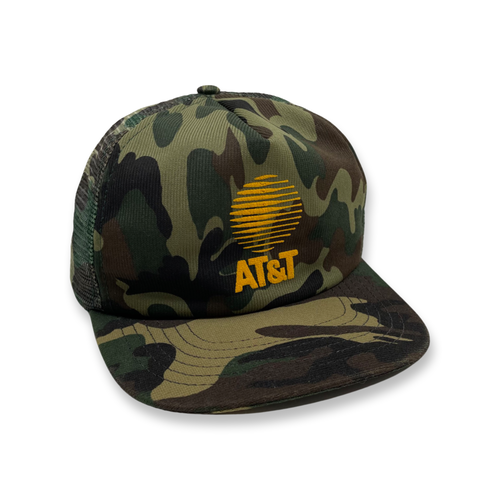 Vintage 90’s AT&T Camo Snapback Hat