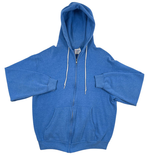 1990’s Hanes Blue Zip Hoodie (L)