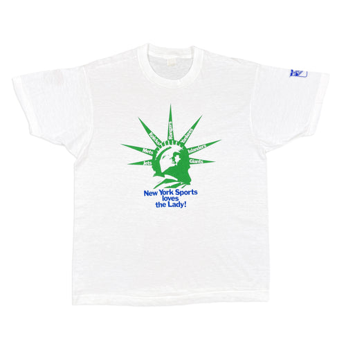 Vintage 80’s New York Sports Liberty Tee (L)