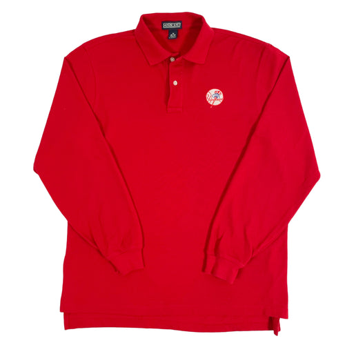 90’s Yankees Lands End Longsleeve Polo Shirt (M)