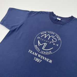 Vintage 1997 New York State Math League Tee (XL)