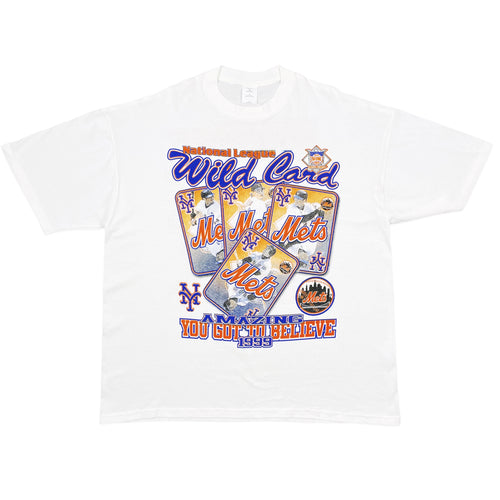 Vintage 1999 Mets Wild Card Tee (XL)