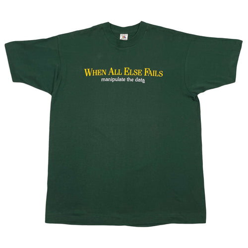 Vintage 90’s Manipulate The Data Tee (XL)