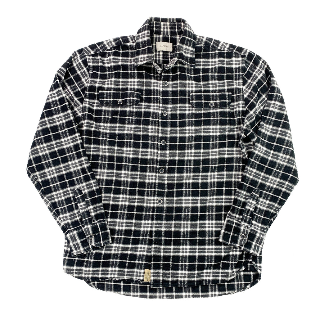 Heavy Knit Checkered Flannel (Size XL)