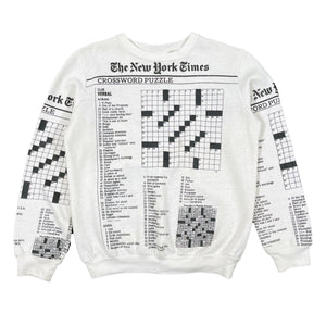 Vintage 80’s New York Times Crossword Crewneck (M)