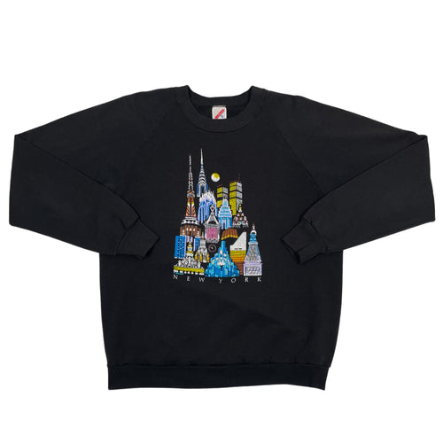 Vintage 80’s New York Skyscraper Crewneck (Fits L)