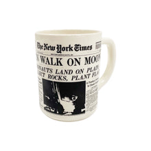 Vintage 80’s New York Times Man On The Moon Mug