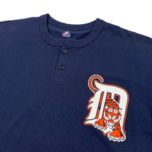 Detroit Tigers Quarter Button Shirt (XL)