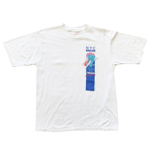 1992 NYC Marathon Finished Asics Tee (L)