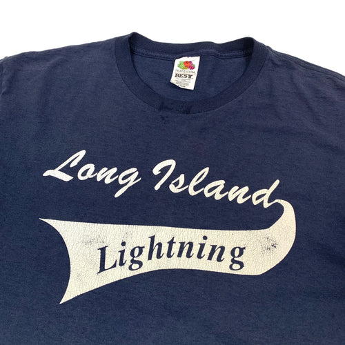Long Island Lightning Baseball Tee (Size L)
