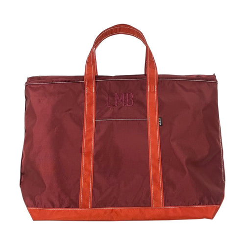 L.L. Bean Monogram Nylon Tote
