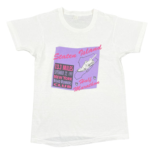 Vintage 1991 Staten Island Half Marathon Tee (M)