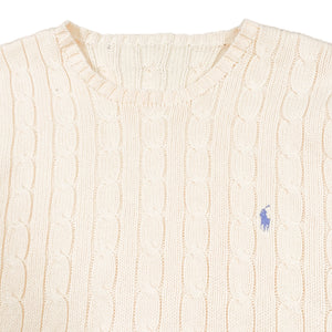 Vintage Polo Cable Knit Sweater (M)