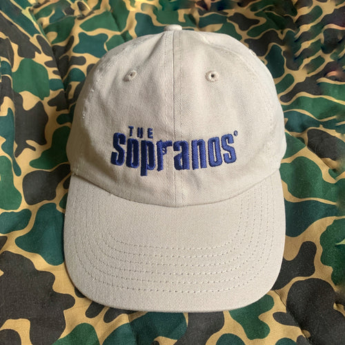 Sopranos Navy on Tan Hat