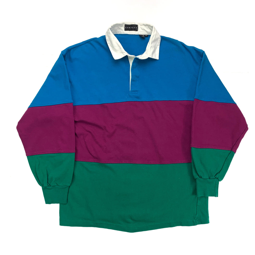 Color Block Rugby Top (L)