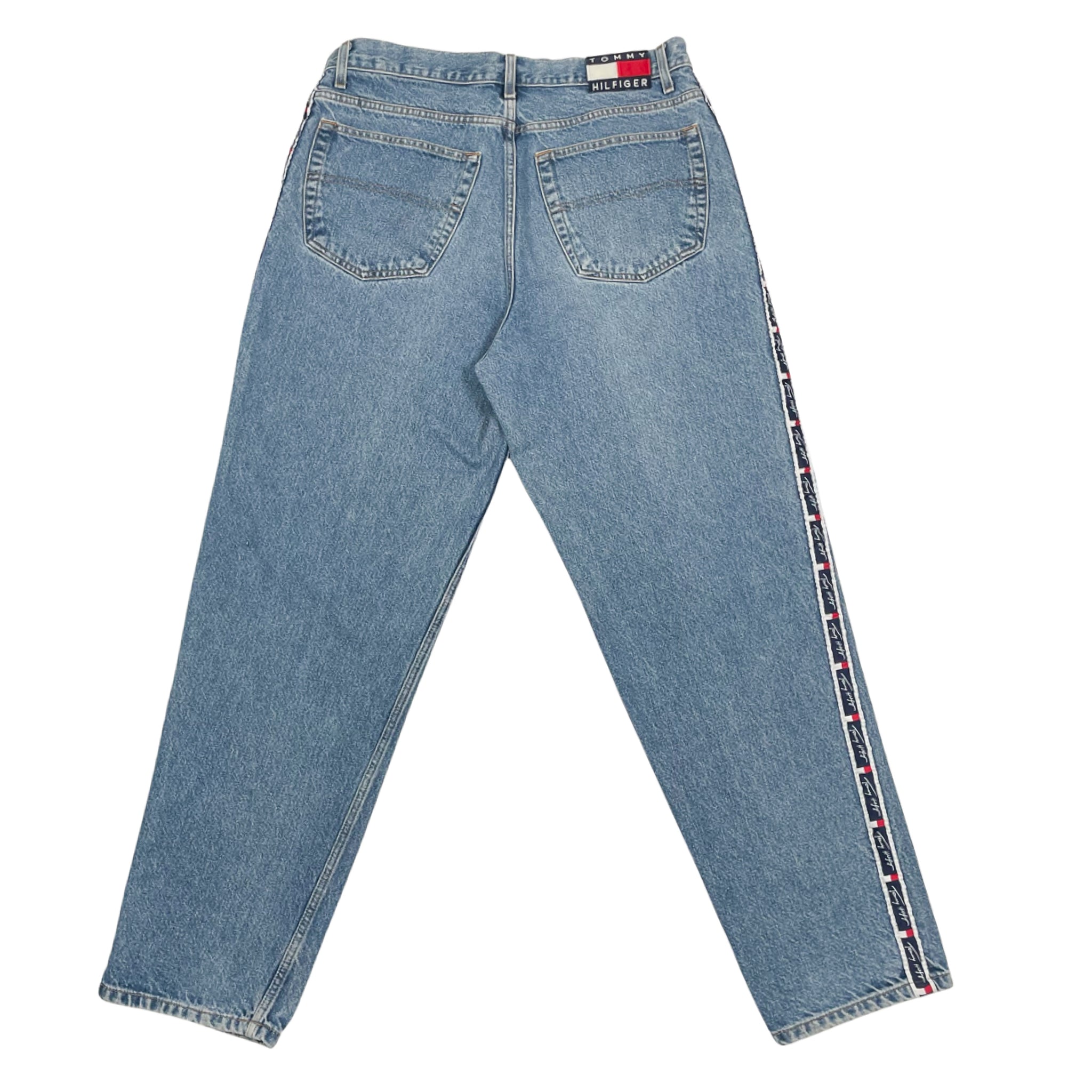 Tommy Hilfiger Modern Straight Logo Waistband Jeans Denim | Cilento  Designer Wear